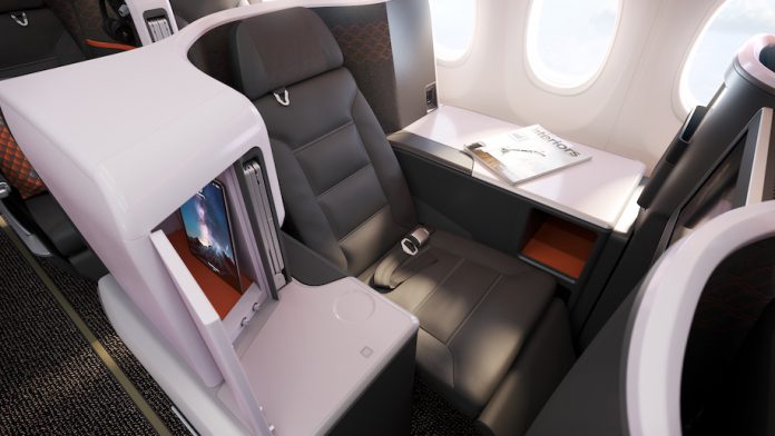 Singapore Airlines unveils new B737 Max cabins - Arabia Travel News